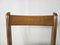 Beech and Leather Chairs, Italy, 1970s, Set of 4, Image 6