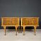 Vintage Wood Nightstands, Italy, 1950s, Set of 2, Image 1