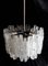 Vintage 4-Flame Ceiling Lamp with Chrome-Plated Metal Frame, 1970s 4