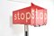 Vintage Stop Sign, 1940s 5