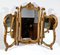 Triptych Mirror in Gilded Wood, 1930s 2