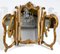 Specchio Trittico in legno dorato, anni '30, Immagine 3