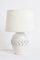 White Ceramic Table Lamp, 1950s 2