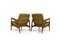 Early Danish Easychairs in Oak and Teak, 1950s, Set of 2, Image 5