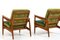 Early Danish Easychairs in Oak and Teak, 1950s, Set of 2, Image 4