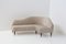 Corner Sofa in Velvet Beige attributed to Gio Ponti, 1950s, Image 1