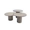 Mid-Century Modern Italian Round Marble Coffee Tables, 1970, Set of 3 1