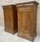 Vintage French Provincial Walnut Nightstands, 1920, Set of 2 8