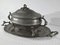 Early 20th Century Tureen and Tray in Fine Pewter by L. Houzeaux, 1930s, Set of 2 3