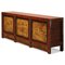 Large Red and Cream Gansu Sideboard, 1920s 4
