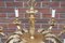 Large Mid 20th Century Brass Chandelier, Western Europe, 1950s, Image 5