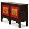 Red and Black Lacquer Mongolian Sideboard, 1920s, Image 3