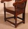 Early 17th Century Charles I Joined Oak Armchair 7