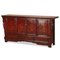 Red Lacquer Shanxi Sideboard with Carved Spandrels, 1920s 2