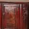 Rot lackiertes Shanxi Sideboard mit geschnitzten Zwickeln, 1920er 7