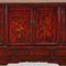 Red Lacquer Shanxi Sideboard with Carved Spandrels, 1920s 5