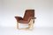 Vintage Scandinavian Cinnamon Brown Manta Armchair by Ingmar Relling for Westnofa, Norway, 1970s 2