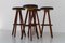 Danish Modern Teak Bar Stools by Hans Olsen for Frem Røjle, 1960s, Set of 4, Image 15