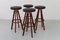 Danish Modern Teak Bar Stools by Hans Olsen for Frem Røjle, 1960s, Set of 4 2