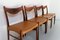 Danish Modern Rosewood Dining Room Chairs GS61 by Arne Wahl Iversen, 1950s, Set of 4 7