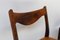 Danish Modern Rosewood Dining Room Chairs GS61 by Arne Wahl Iversen, 1950s, Set of 4 15