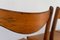 Danish Modern Rosewood Dining Room Chairs GS61 by Arne Wahl Iversen, 1950s, Set of 4 13