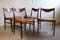 Danish Modern Rosewood Dining Room Chairs GS61 by Arne Wahl Iversen, 1950s, Set of 4 18