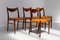 Danish Modern Rosewood Dining Room Chairs GS61 by Arne Wahl Iversen, 1950s, Set of 4 2