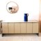 Vintage Postmodern Cream Glass & Steel Sideboard from Ello Furniture, USA, 1980s 6