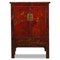 Mid Sized Shanxi Red Lacquer Cabinet, 1890s 2