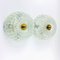 Mid-Century Bubble Glass Wall Lights or Flush Mounts by Helena Tynell for Limburg, Germany, 1960s, Set of 2 1