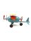 Red and Blue Airplane Toy, France, 1930s, Image 9