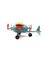 Red and Blue Airplane Toy, France, 1930s, Image 27