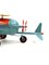 Rot-blaues Flugzeugspielzeug, Frankreich, 1930er 15