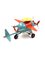 Red and Blue Airplane Toy, France, 1930s, Image 18