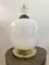 Lámpara italiana de latón y cristal de Murano, años 90, Imagen 1