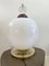 Italian Brass and Murano Glass Lamp, 1990s, Image 8