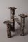 Mid-Century Modern French Brutalist Metal Candleholder 6