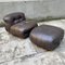 Soriana Chaise Lounge with Pouf by Tobia Scarpa for Cassina, 1970s, Set of 2, Image 1