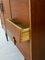 Skandinavisches Highboard mit schwarzen Details, 1960er 12