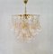 Large Murano Glass Tulipe Petal Ceiling Light, Image 1