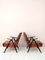 Lounge Chairs with Black Structure, 1960s, Set of 2 2