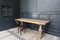 20th Century Monastery Dining Table or Console in Stripped Oak, 1920s 8