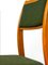 Stühle mit Grünem Stoffbezug, 1960er, 4 . Set 8