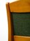 Chairs with Green Fabric, 1960s, Set of 4, Image 5