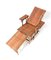 Art Nouveau Childrens Folding Deck Chair or Lounge Chair in Rattan, 1900s 2