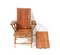 Klappbarer Jugendstil Klappstuhl oder Sessel aus Rattan, 1900er 6