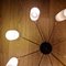 Lampadario Mid-Century a 8 luci in ottone, anni '60, Immagine 8