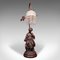 French Art Nouveau Revival Figural Light in Bronze, 1980s 3