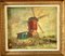 Roger Vandenbulcke, Mulino a vento, anni '50, Olio su tela, con cornice, Immagine 1
